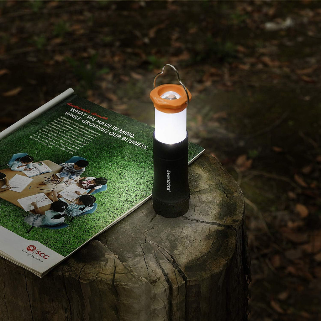 2-in-1 Mini Lanterns and Flashlights with 3 Modes, 2 Pack Portable Outdoor LED Zoomable Torches, Camping Essentials
