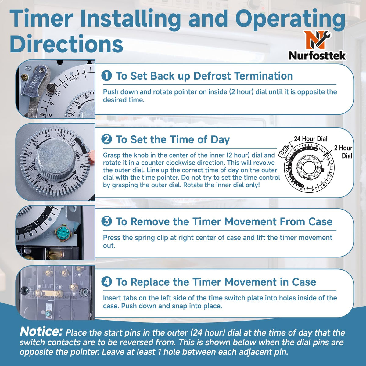 S814500 Refrigeration Defrost Timer for Commercial Refrigeration Equipment