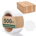 Banding Strapping, Pallet Strapping, Packaging Coil, 492' Length1/2 Width, Box Packing Tool Kit, Poly Plastic
