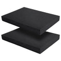 Polyurethane Foam Inserts 2 Pack 16x12x2 Inch, Black Cuttable Packing Pads
