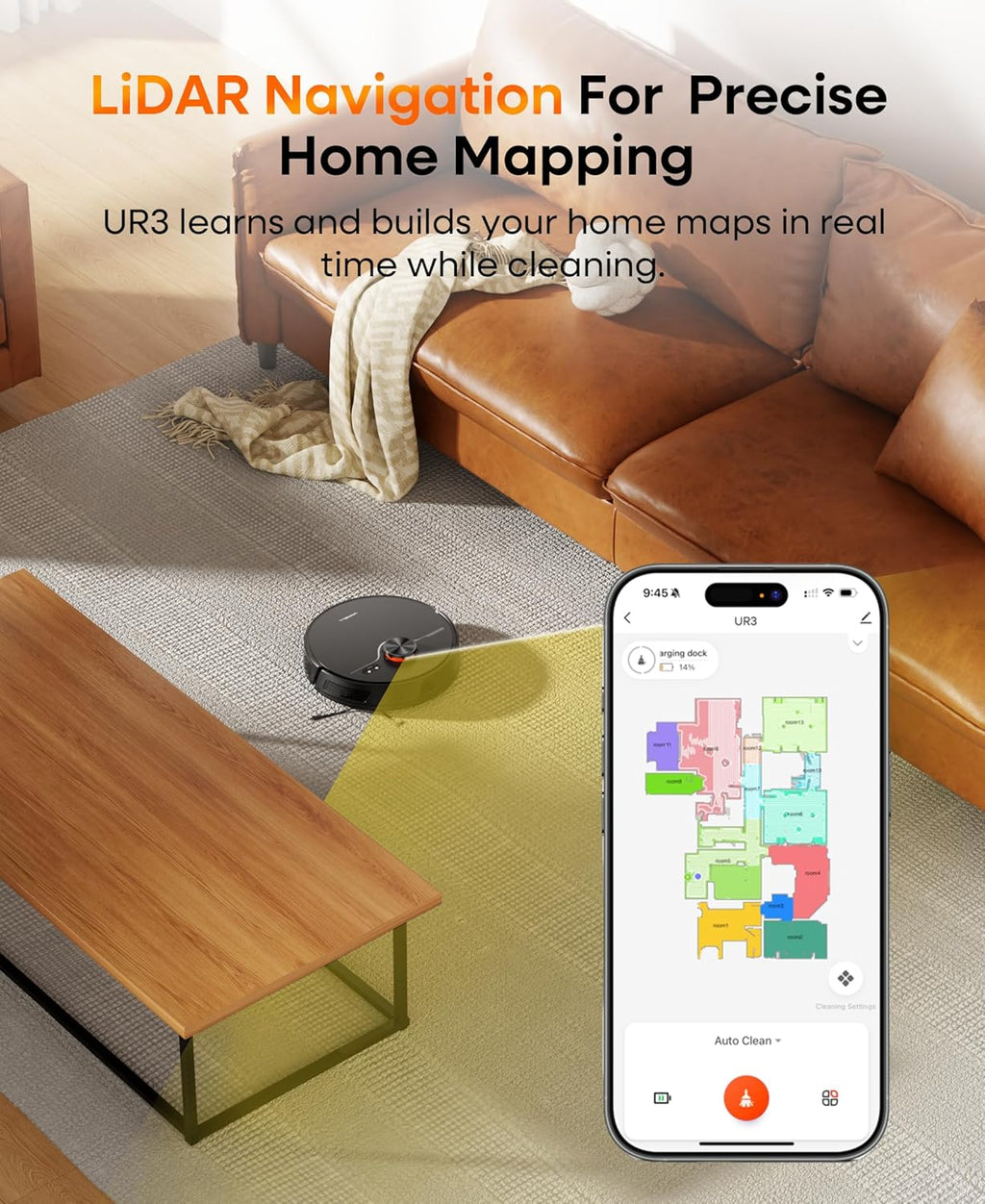Robot Vacuum and Mop 7000Pa LiDAR Self-Empty Station | Robot Vacuum Ultra quiet cleaning, Alexa voice control