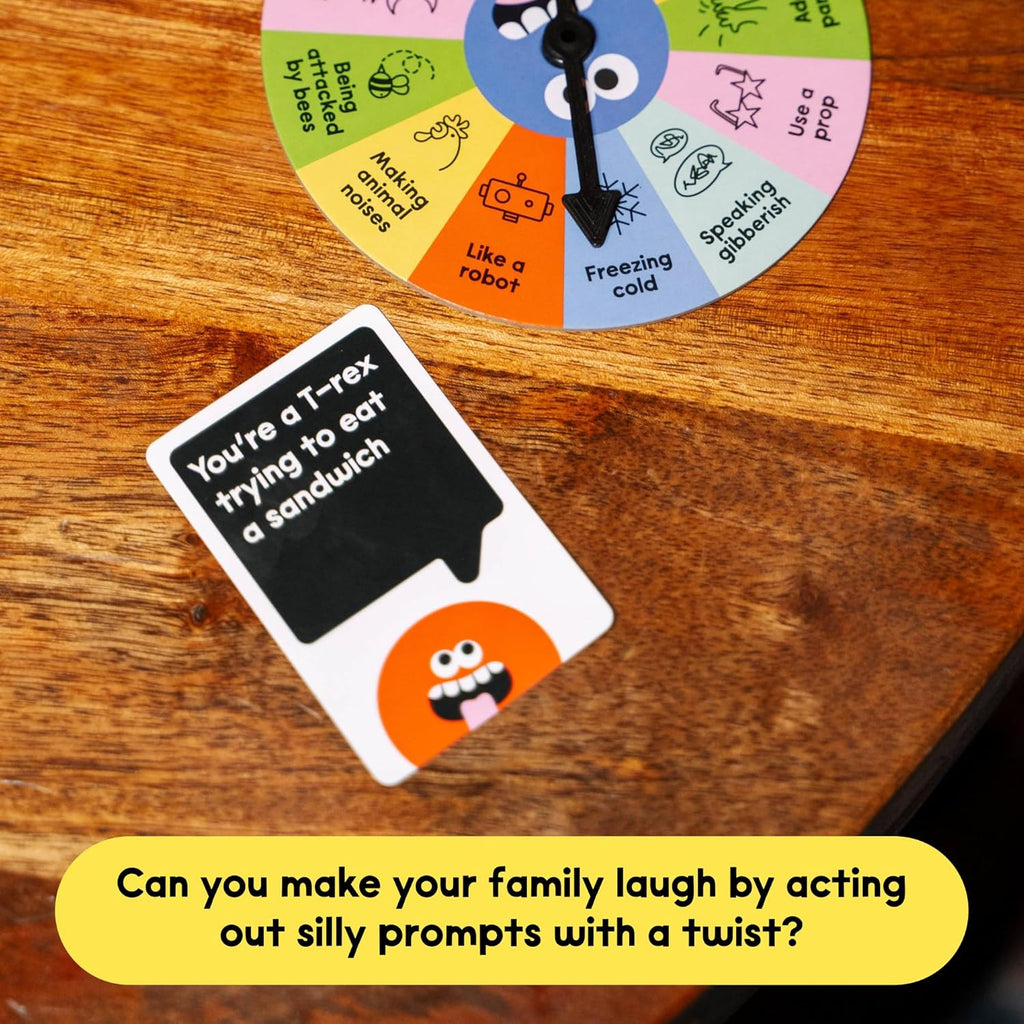 Laugh Attack [Can You Make Your Family Laugh? | Don’t Laugh Challenge Card Game For Kids, Teens, and Families | Great