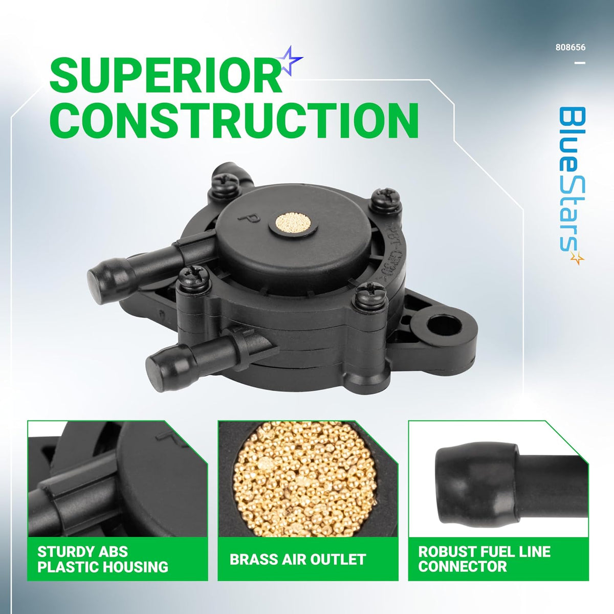 BlueStars 3 Pcs 808656 491922 Fuel Pump - Compatible with BS 691034 692313