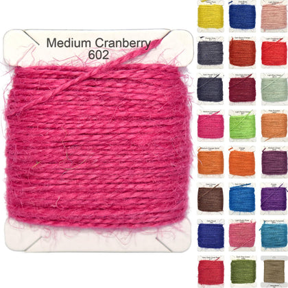 Jute Twine 15m Long Twine String for Crafts Gift Wrapping Packing Gardening Crochet Knitting Macrame Decor (Medium