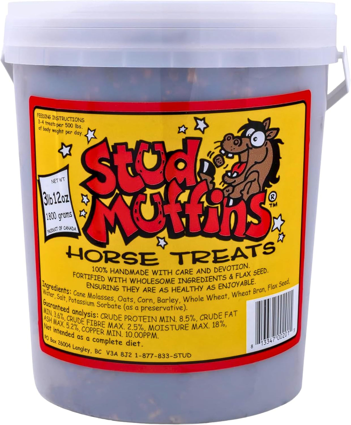 1060/1050 Stud Muffins Horse Treat, 60 Oz