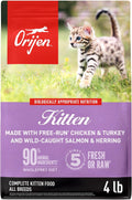 Grain Free WHOLEPREY Dry Cat Food Kitten Recipe 4lb Bag