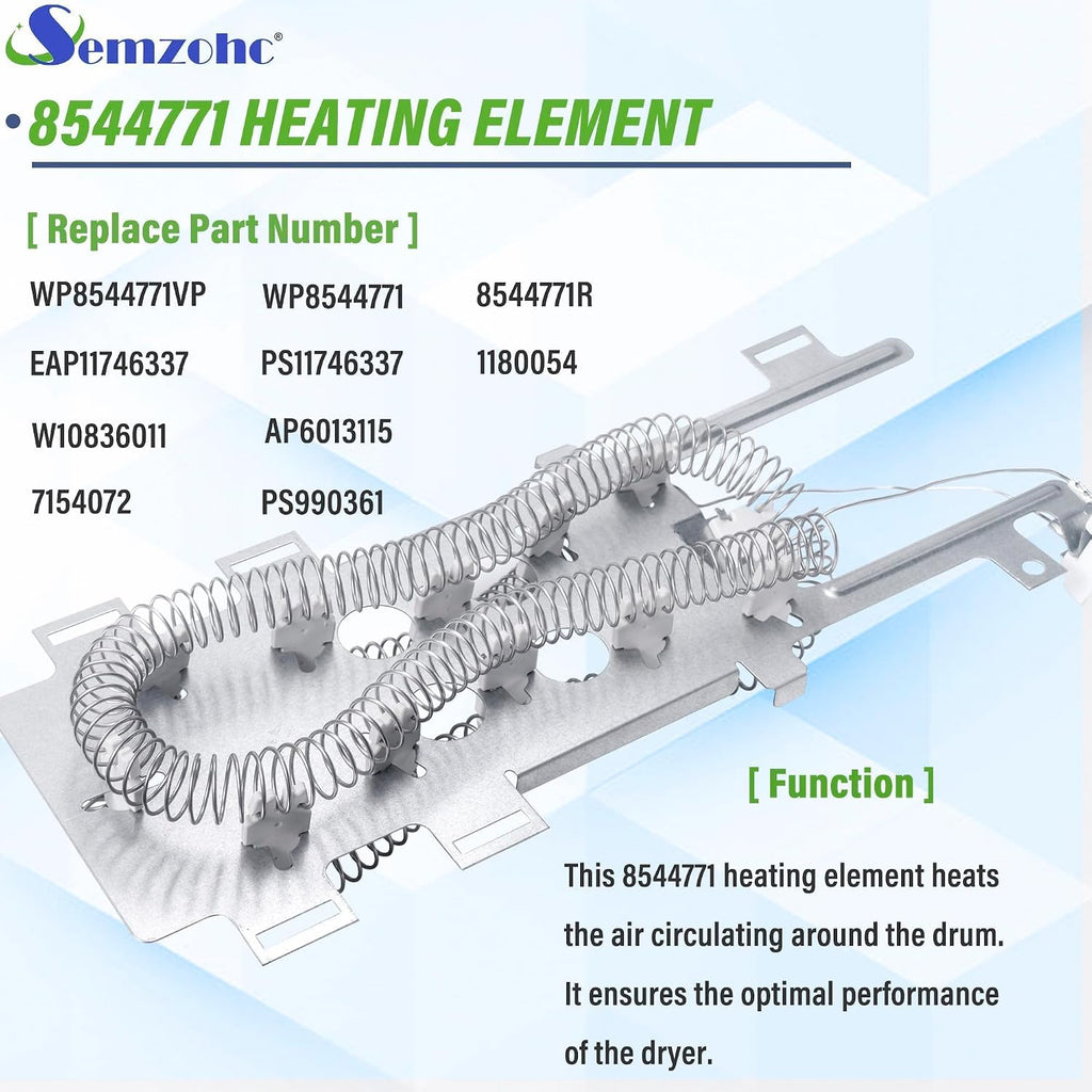 MED5500FW0 Heating Element Kit Fit for May-tag Bravos 400 3000 Series Dryer