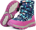 Toddler Snow Boots Boys Girls Winter Shoes Waterproof Slip Resistant Outdoor Warm Boots for Little Kids