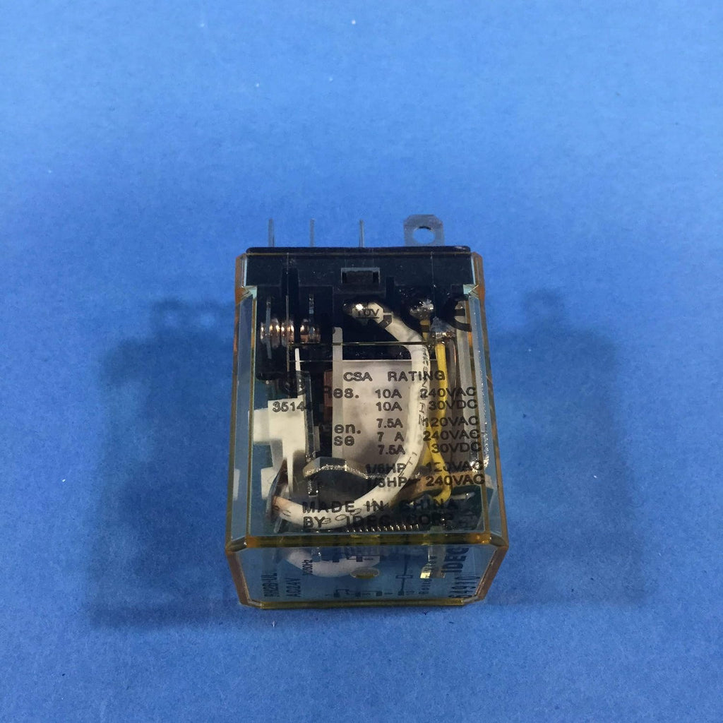 IDEC RH2B-ULAC24V Power Relay, DPDT, 24VAC, 10A, Plug in