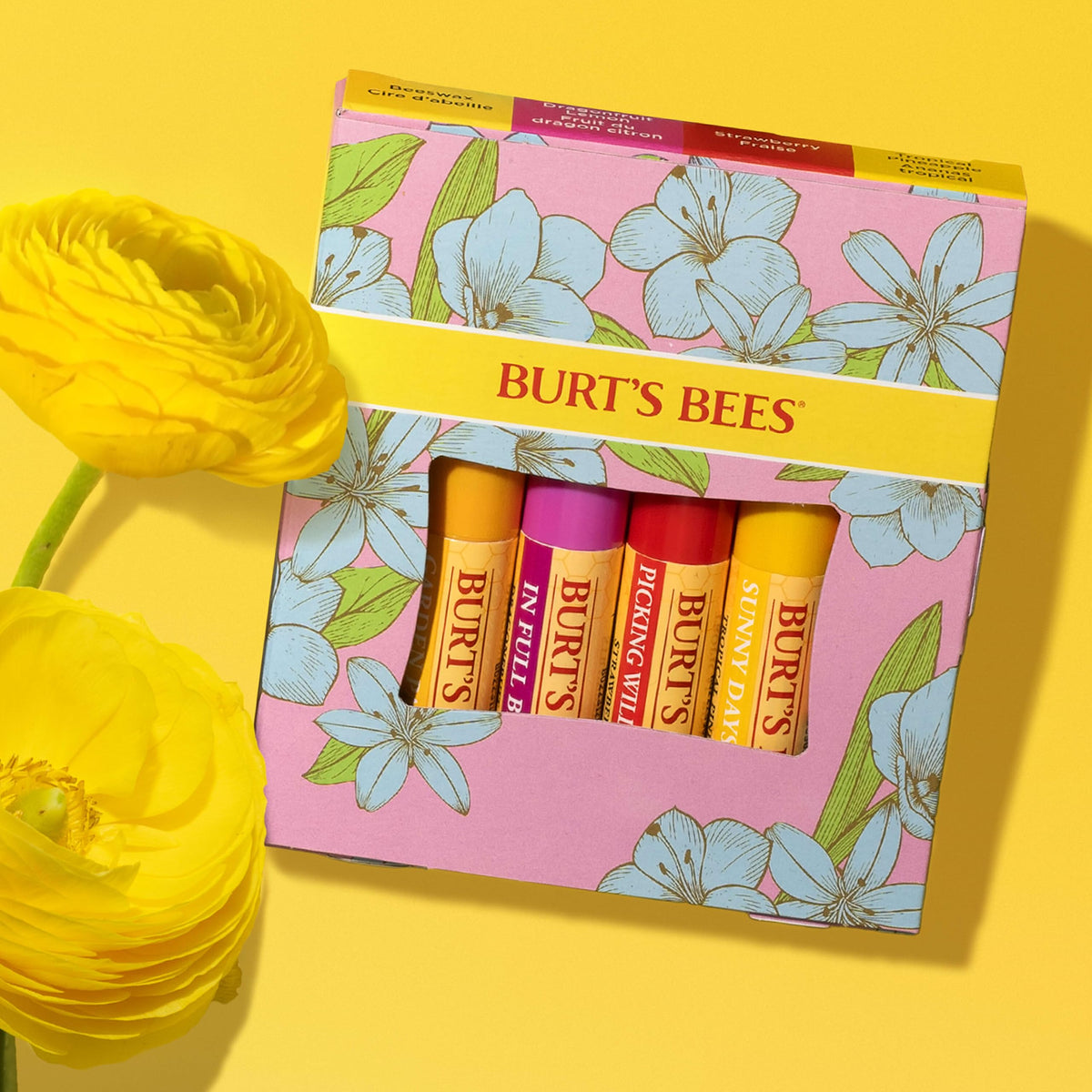 Lip Balm Set, In Bloom, 0.15 oz., 4 Tubes