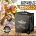 Portable Keg Cooler - Foldable, Reusable, Lightweight, Insulated, and Easy Setup