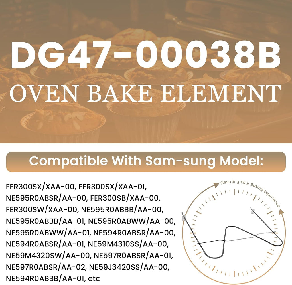 DG47-00038B Oven Bake Element Fit for Sam-sung Stove/Oven/Range