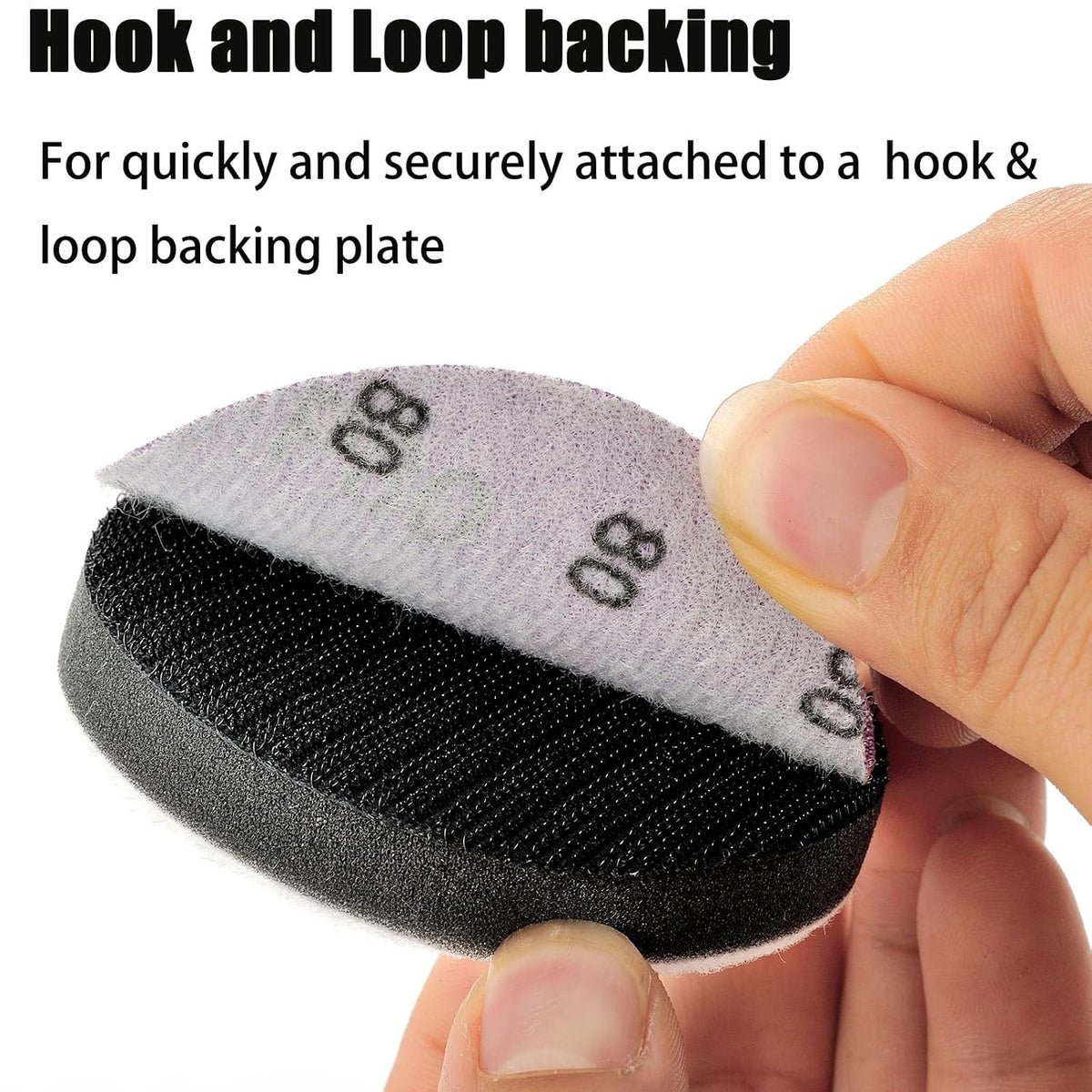 3 Inch Sanding Discs, 40 Pack 240 Grit Hook and Loop Sandpaper