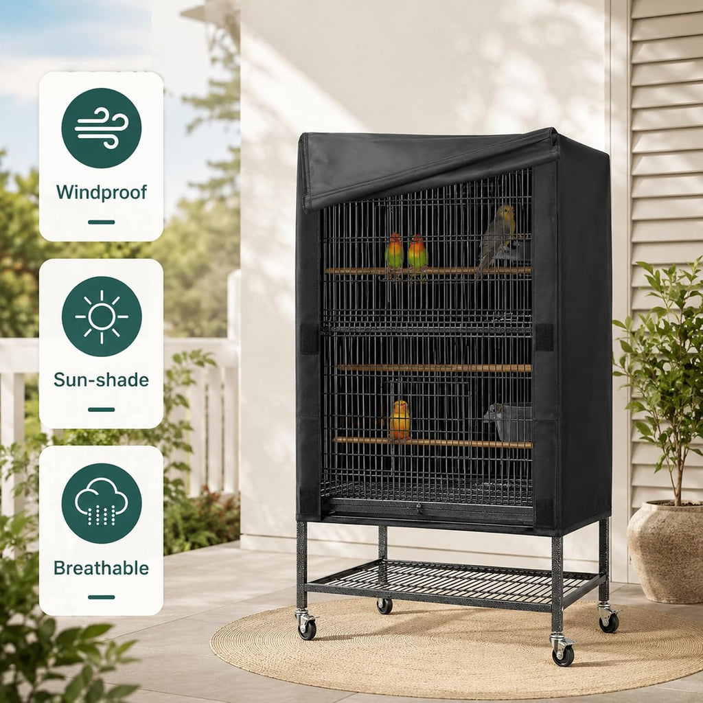 Bird Universal Pet Cage Cover, Breathable&Adjustable