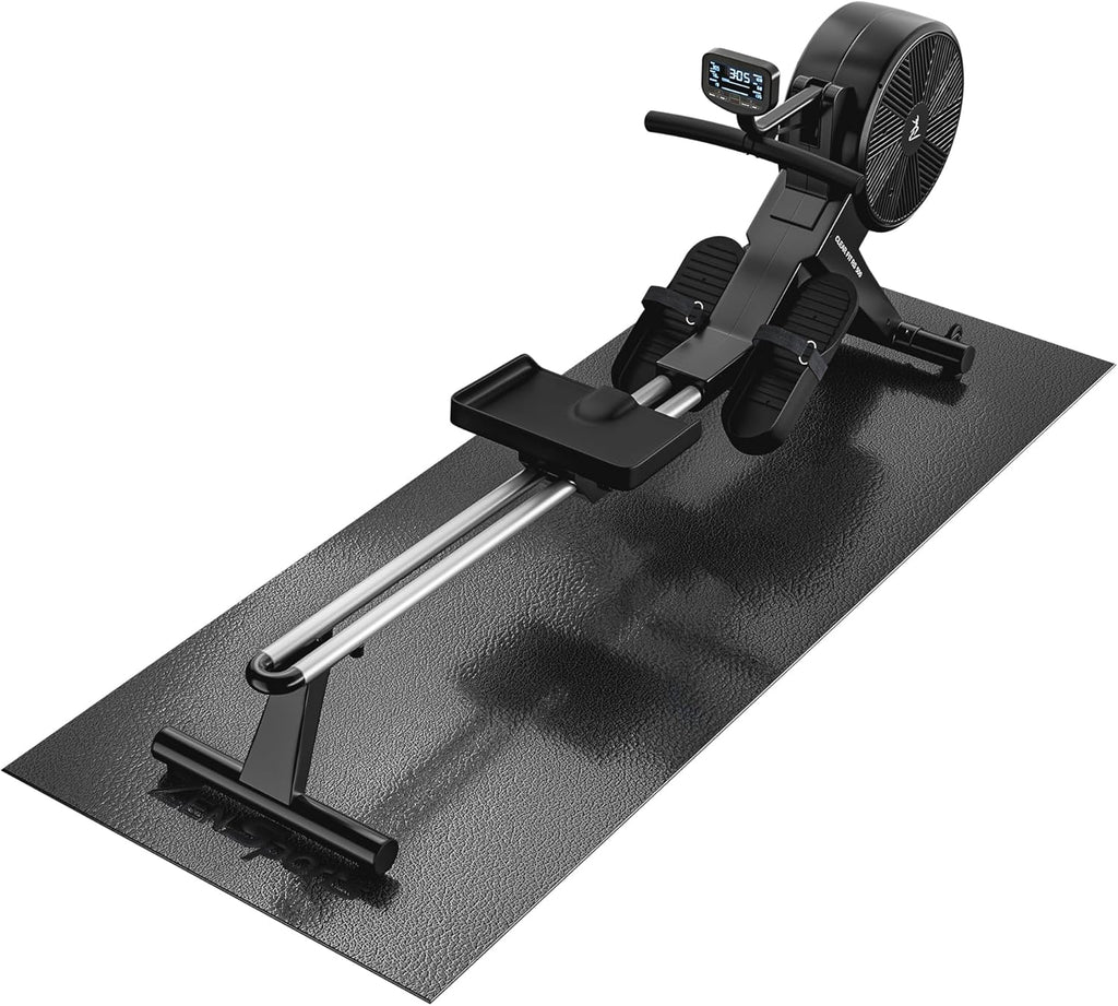 Large Exercise Equipment Mat 96"x38" - Heavy Duty Floor Protection for Treadmill, Bike & Elliptical, 6mm Thick