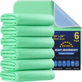6 Pack 24” x 24” Extra Heavy Absorbency Washable Underpads Bed Pads