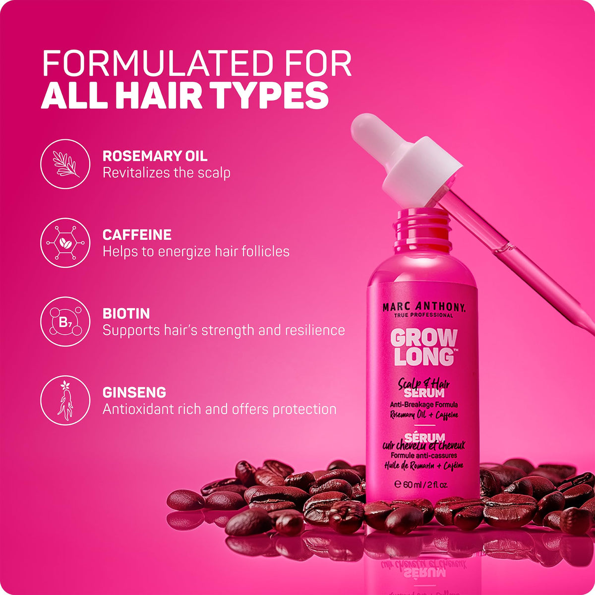 Grow Long, Anti-Breakage Scalp & Hair Serum with Biotin