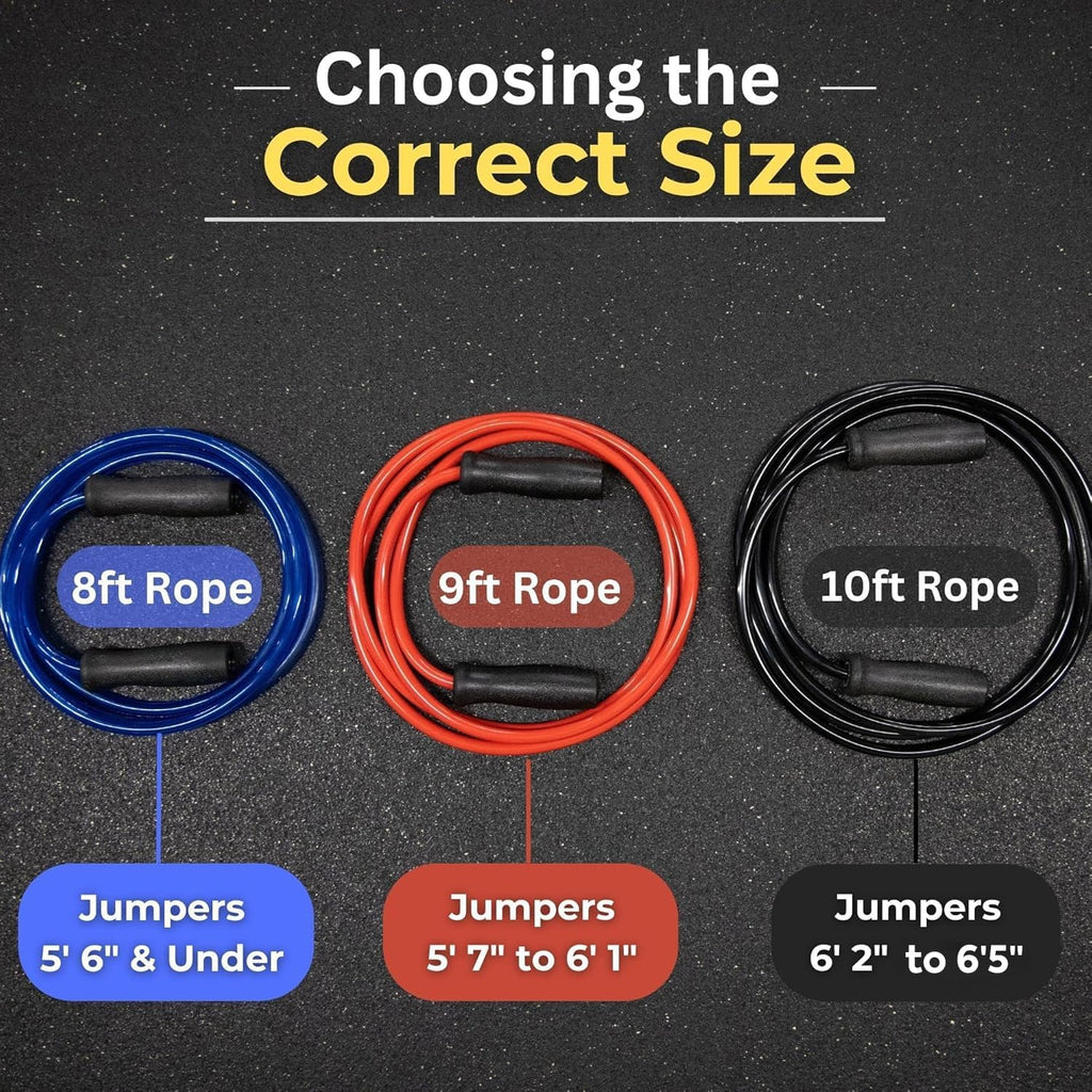 Elite Jumps Muay Thai 2.0 Weighted Jump Rope for MMA, 1.1 lbs, 8 ft | Heavy resistance rope for Muay Thai, MMA and