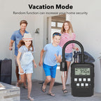 Outdoor 7-Day Programmable Timer Outlet, 2 Outlets