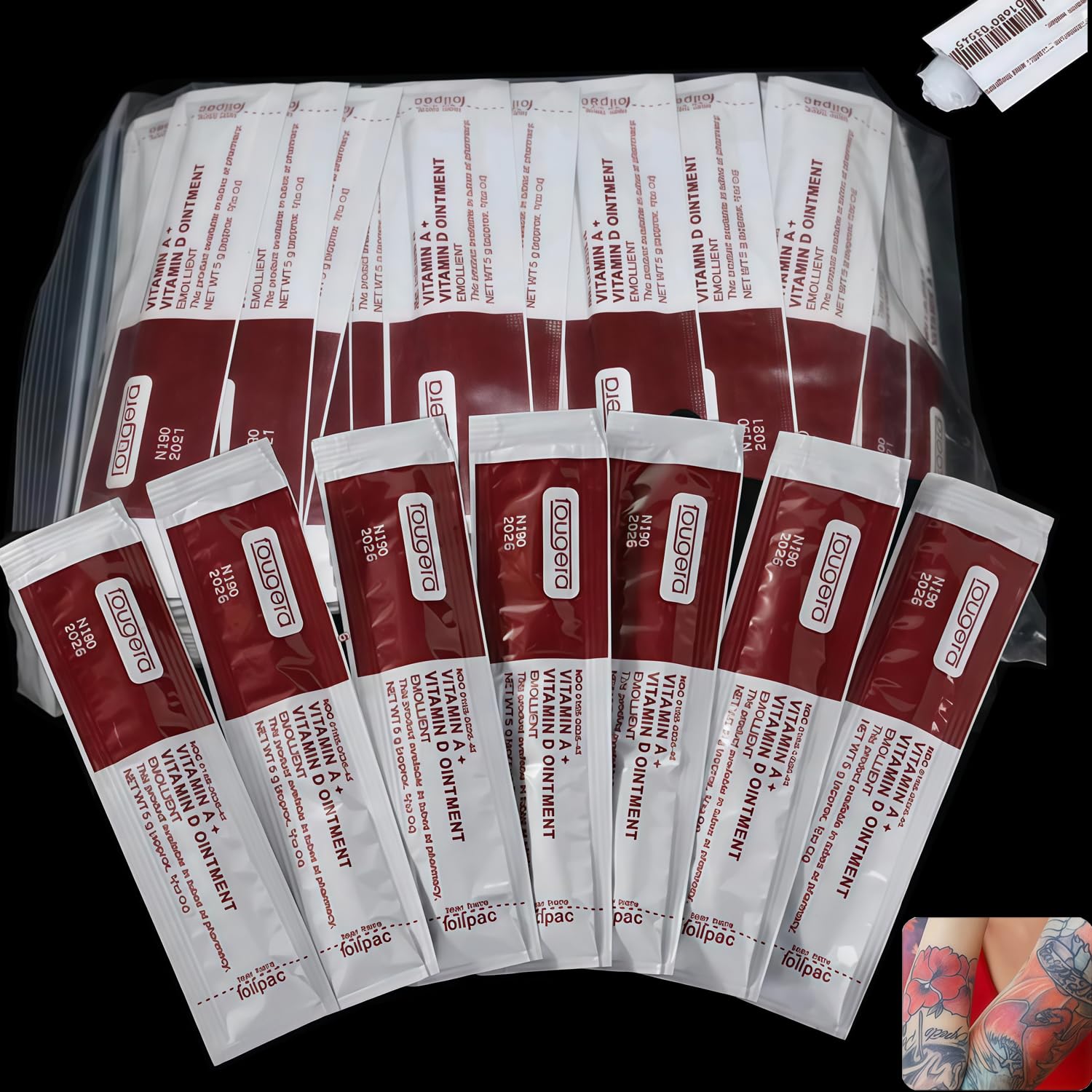 Microblading Tattoo Aftercare Cream Gel - Tattoo Scar Repair Gel Cream, Professional Aftercare Vitamins, Moisturizer