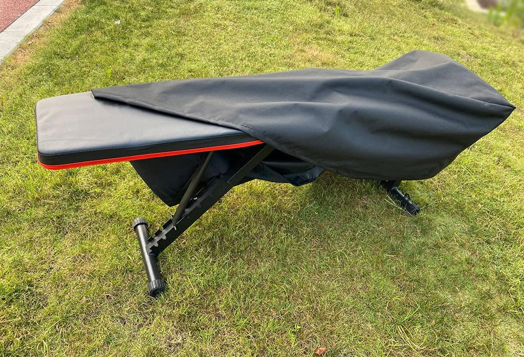 Weight Bench Cover, Adjustable Exercise Workout Bench Cover, Waterproof 600D Oxford Fabric for Indoor and Outdoor