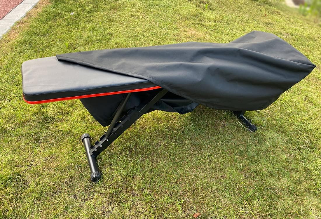 Weight Bench Cover, Adjustable Exercise Workout Bench Cover, Waterproof 600D Oxford Fabric for Indoor and Outdoor