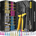 Crimping Tool Kit with Heat Shrink Connectors & Solder Seal Wire Connectors - 20 Types Marine Grade Electrical