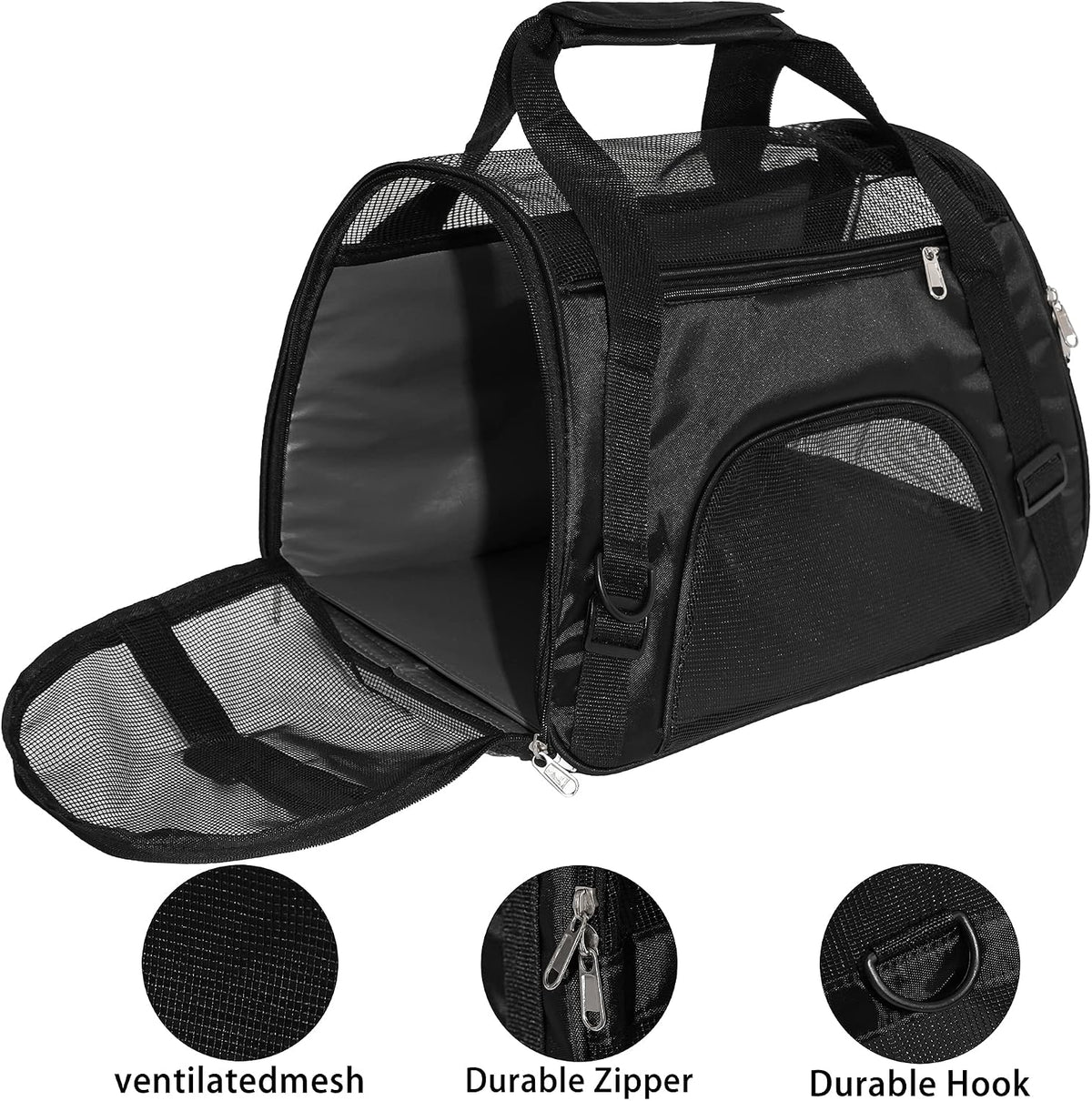Pet Carrier Soft-Sided Carriers for Cat Carriers Dog Carrier for Small Medium Cats Dogs Puppies Pet Carrier Airline