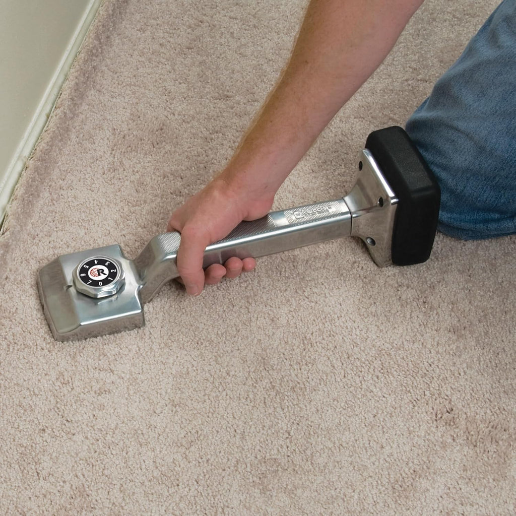 Deluxe Carpet Knee Kicker with Adjustable Length from 17" to 21"