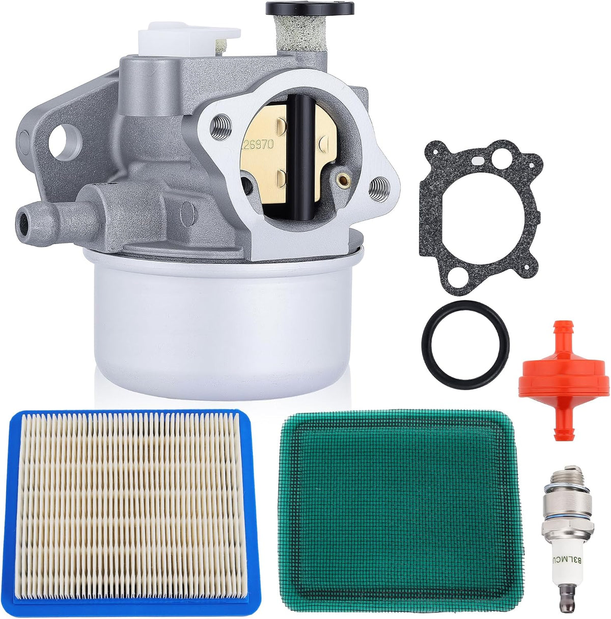 Powtol 799866 Carburetor for Brigg and Straton 190CC 675 Series Engine