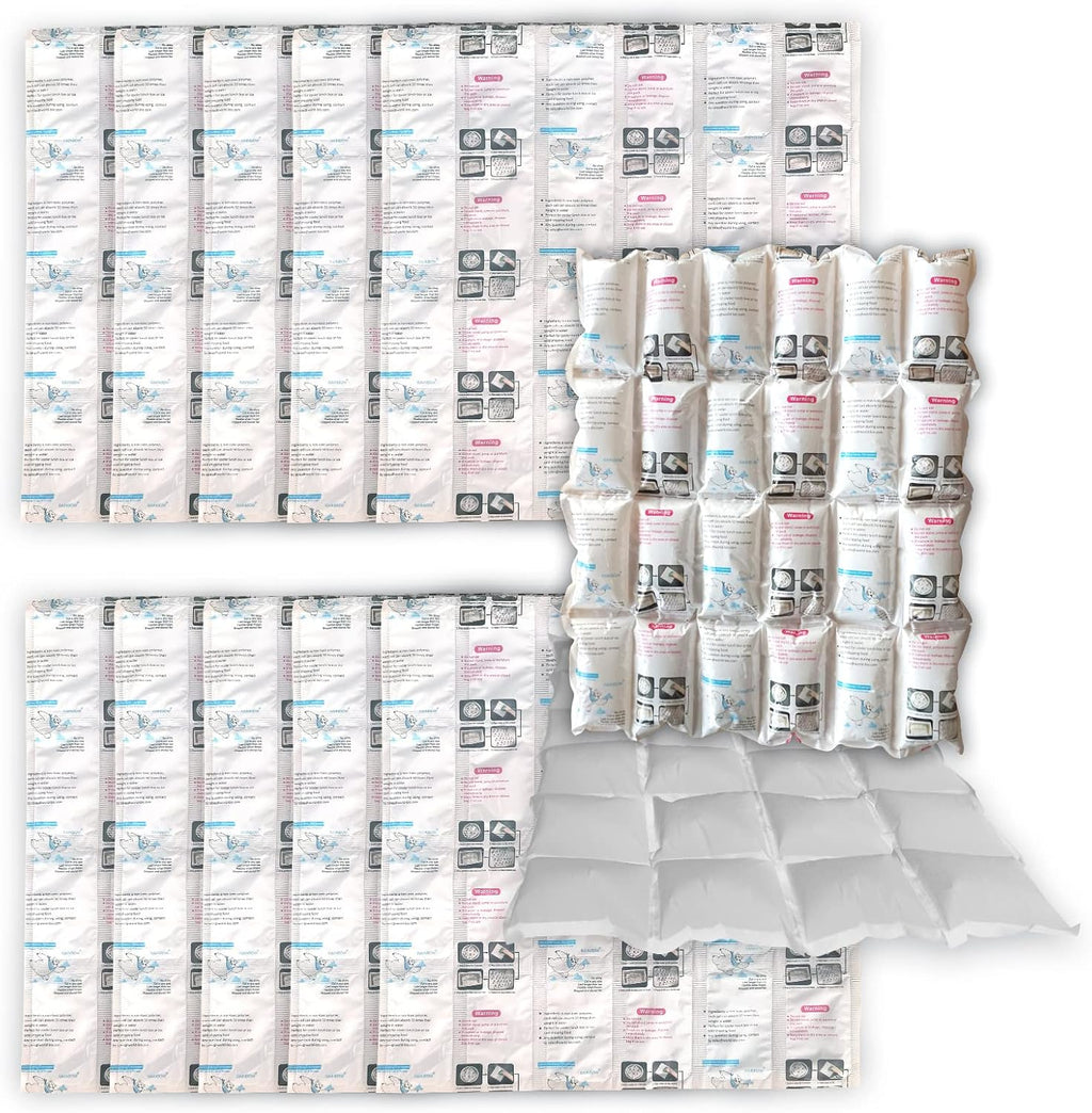 Dry Ice Packs for Shipping Long Lasting, 12 Sheets