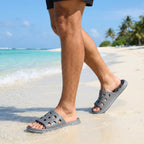 Shower Shoes for Women Men, Quick Drying Shower Sandals with Drain Holes