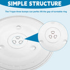Microwave Glass Turntable Plate Replacement Tempered Glass Oven Tray