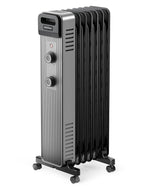 Oil Filled Space Heater for Indoor Use with Adjustable Thermostat