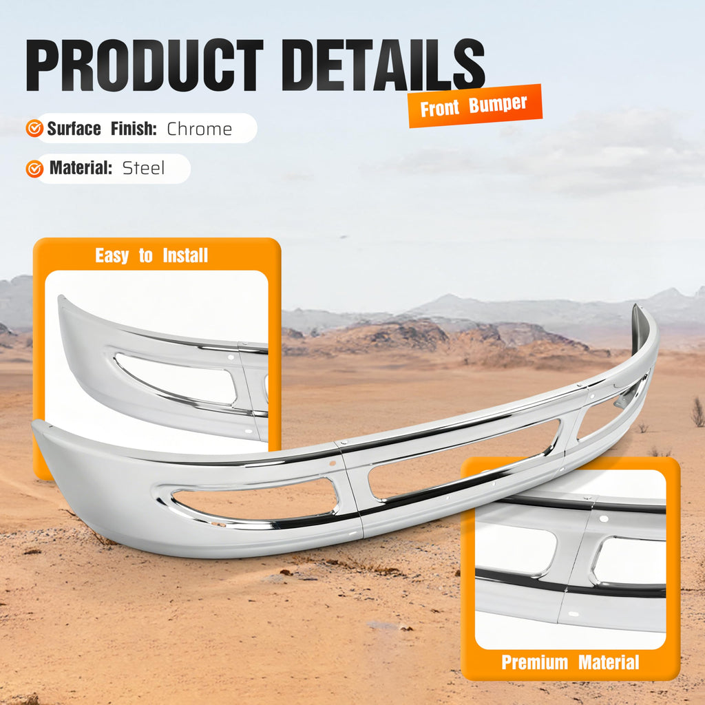 Front Bumper Compatible with 2009-2015 International 4300