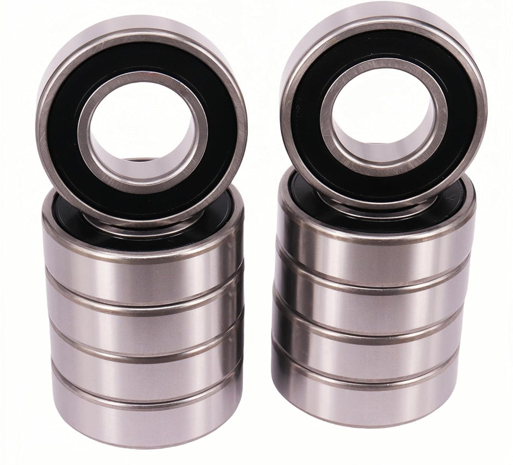 DEEG 10 PCS 1 inch bore 6205-1-2RS Spindle Bearing 1" x52x15mm Bearing