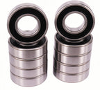 DEEG 10 PCS 1 inch bore 6205-1-2RS Spindle Bearing 1" x52x15mm Bearing
