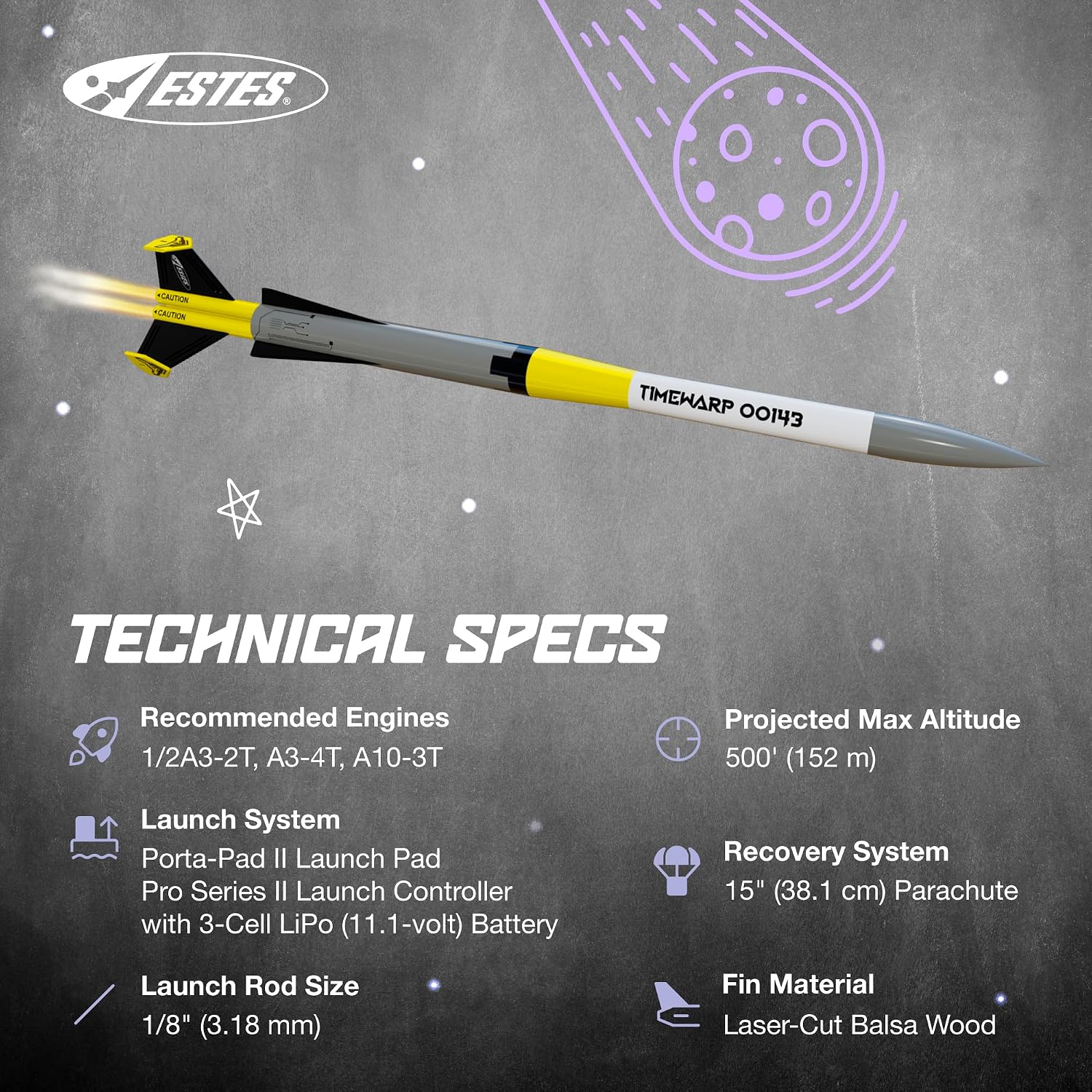 7321 TimeWarp Advanced Model-Rocket Kit