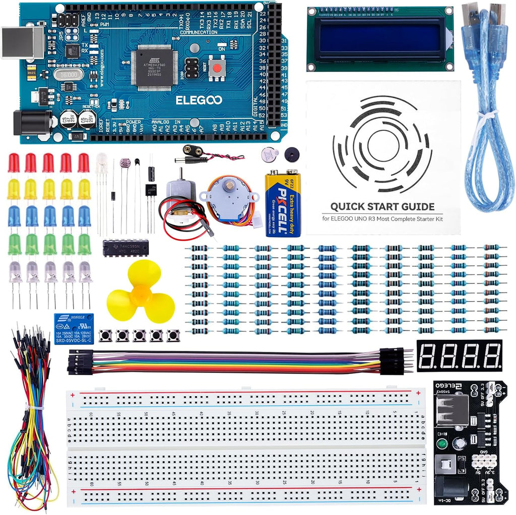 ELEGOO Mega 2560 R3 Project Basic Starter Kit Compatible with Arduino