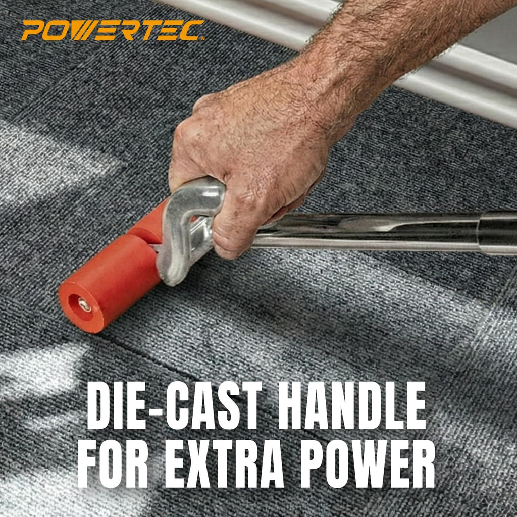 Extendable Floor and Wall Roller for Vinyl Flooring, Tile & Linoleum Roller with Extendable 17" to 27" Handle, 7.5"
