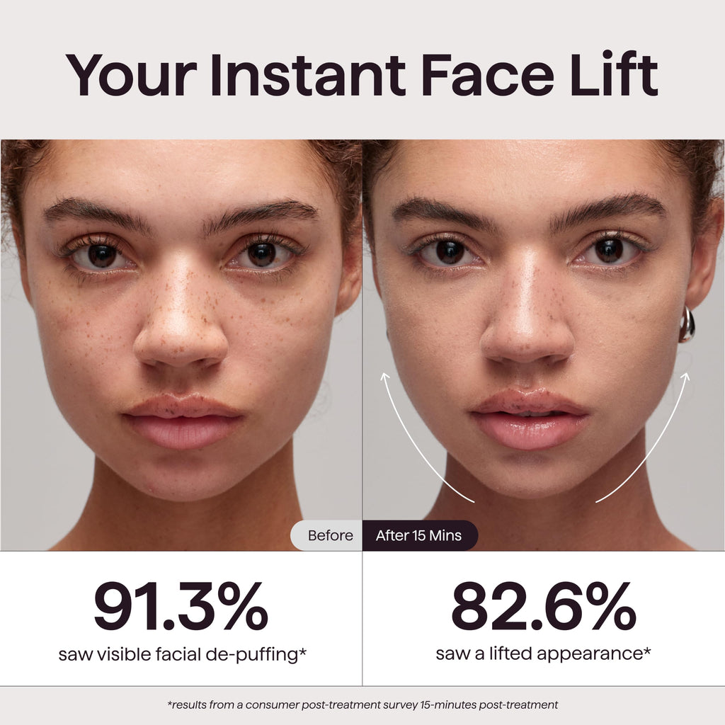 Sculpt Time Microcurrent Facial Device, Red Light Therapy for Face