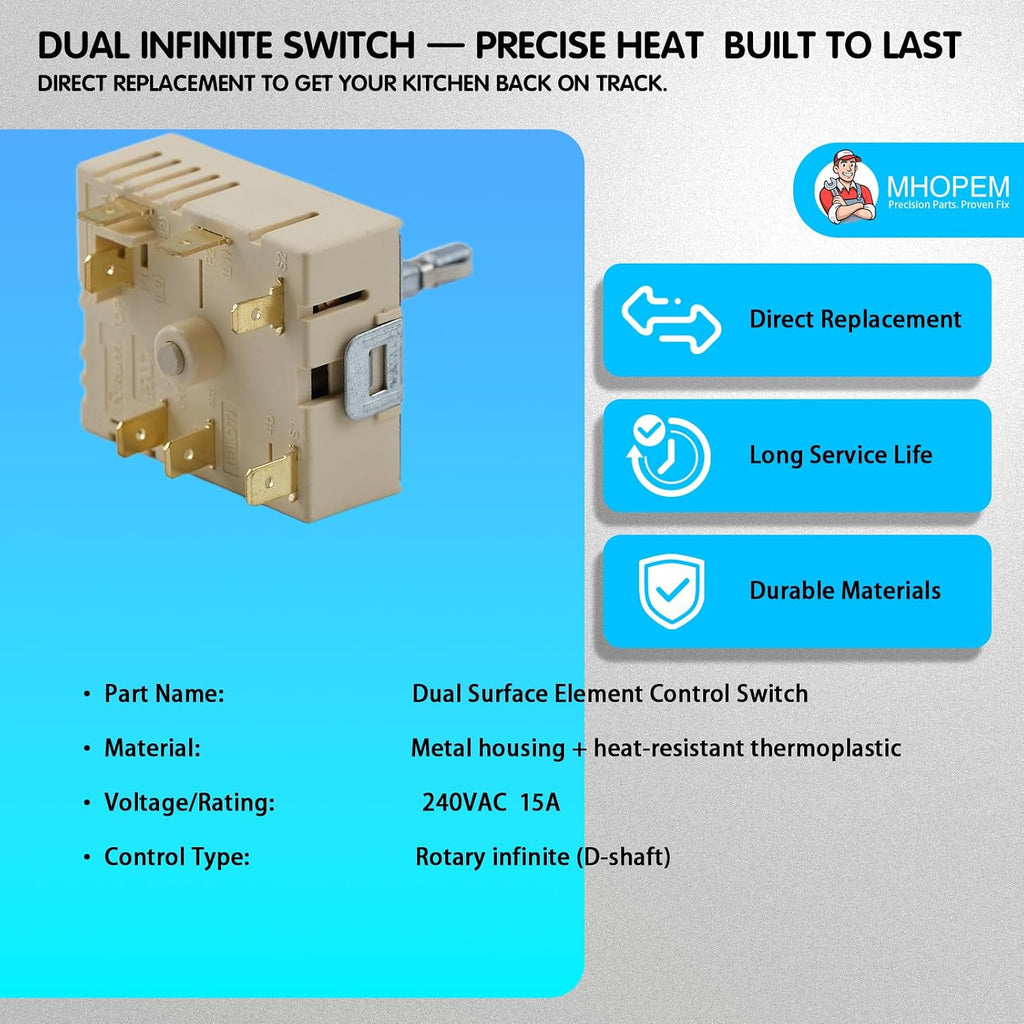 NE59M4320SW NE59T4321SW NE59T4321SB Range Dual Surface Element Switch
