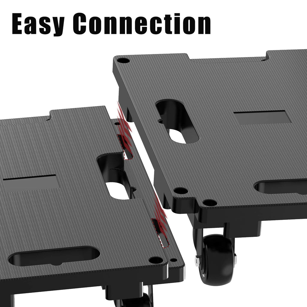 Furniture Mover Dolly 4 Wheels Heavy Duty, 440Lbs Capacity, 1 Pack