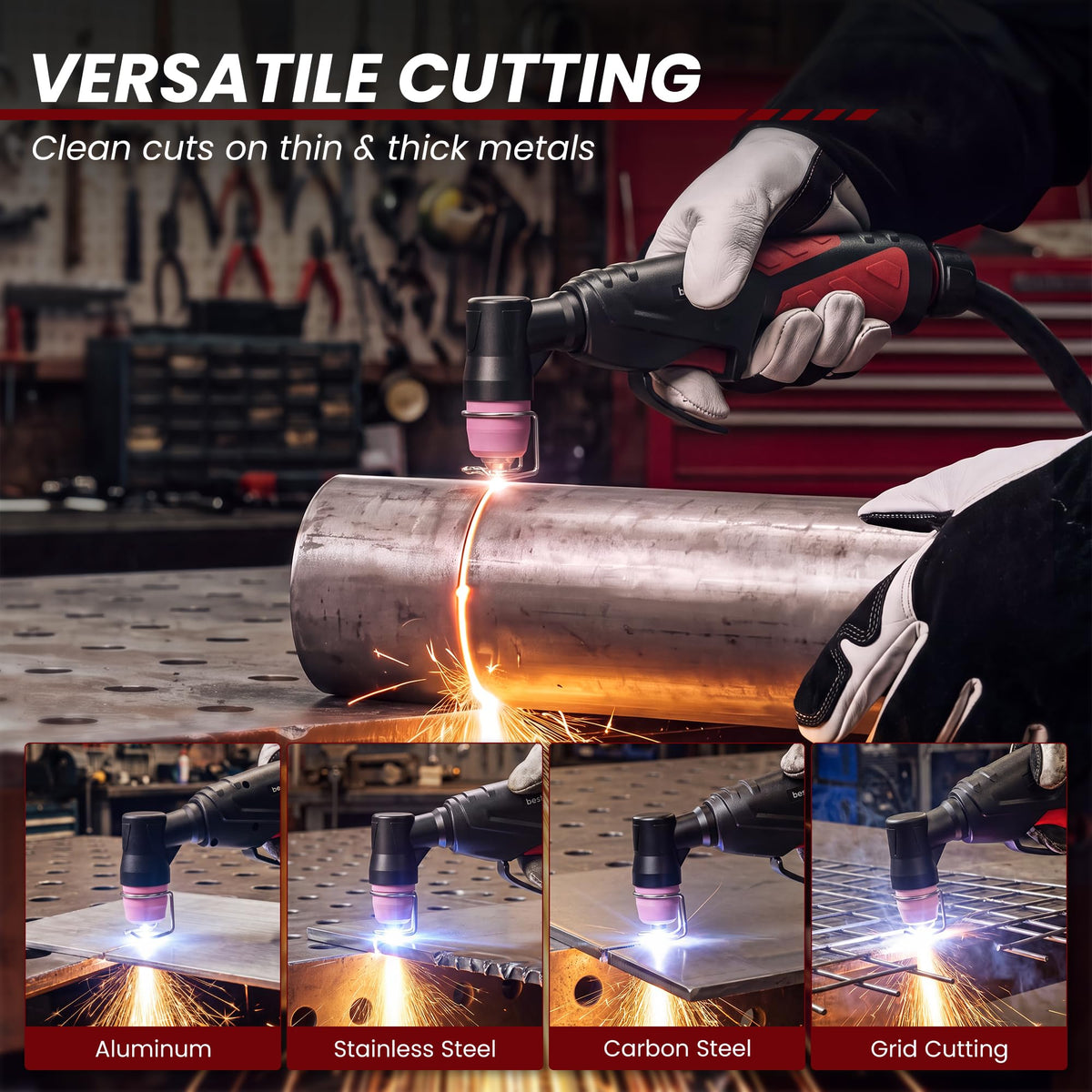Bestarc Pilot Arc Plasma Cutting Torch, AG60P 4 Meters High Frequency Air