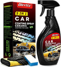 Ceramic Coating for Cars Polish (16 Fl Oz)Hydrophobic Car Wax Spray | Deep Gloss Shine, Hydrophobic Water Beading
