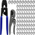 PEX Cinch Clamp Tool Kit, 3/8" to 1" PEX Pipe Clamp Cinch Tool Set