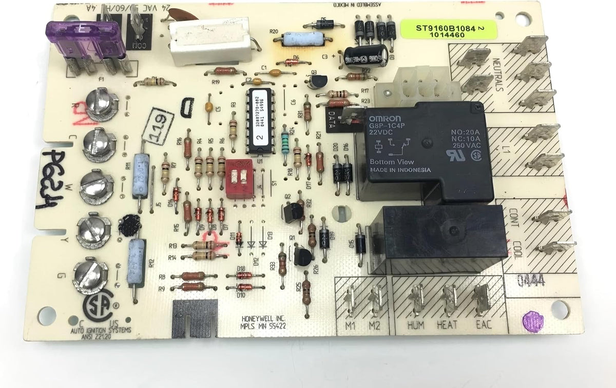 ST9160B1084 1014460 for Honeywell Furnace Control Circuit Board