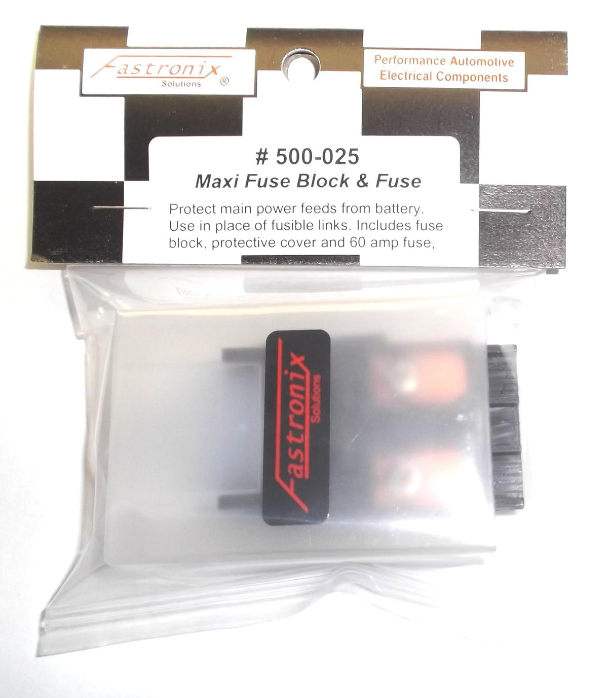 Fastronix High Current Covered Maxi Fuse Holder with 60 Amp Fuse