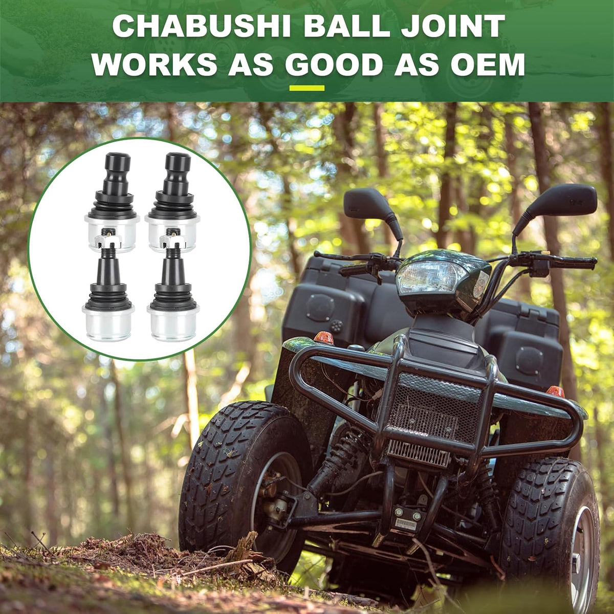 4PCS Upper & Lower Ball Joints for Can-Am Outlander, Maverick X3, Defender