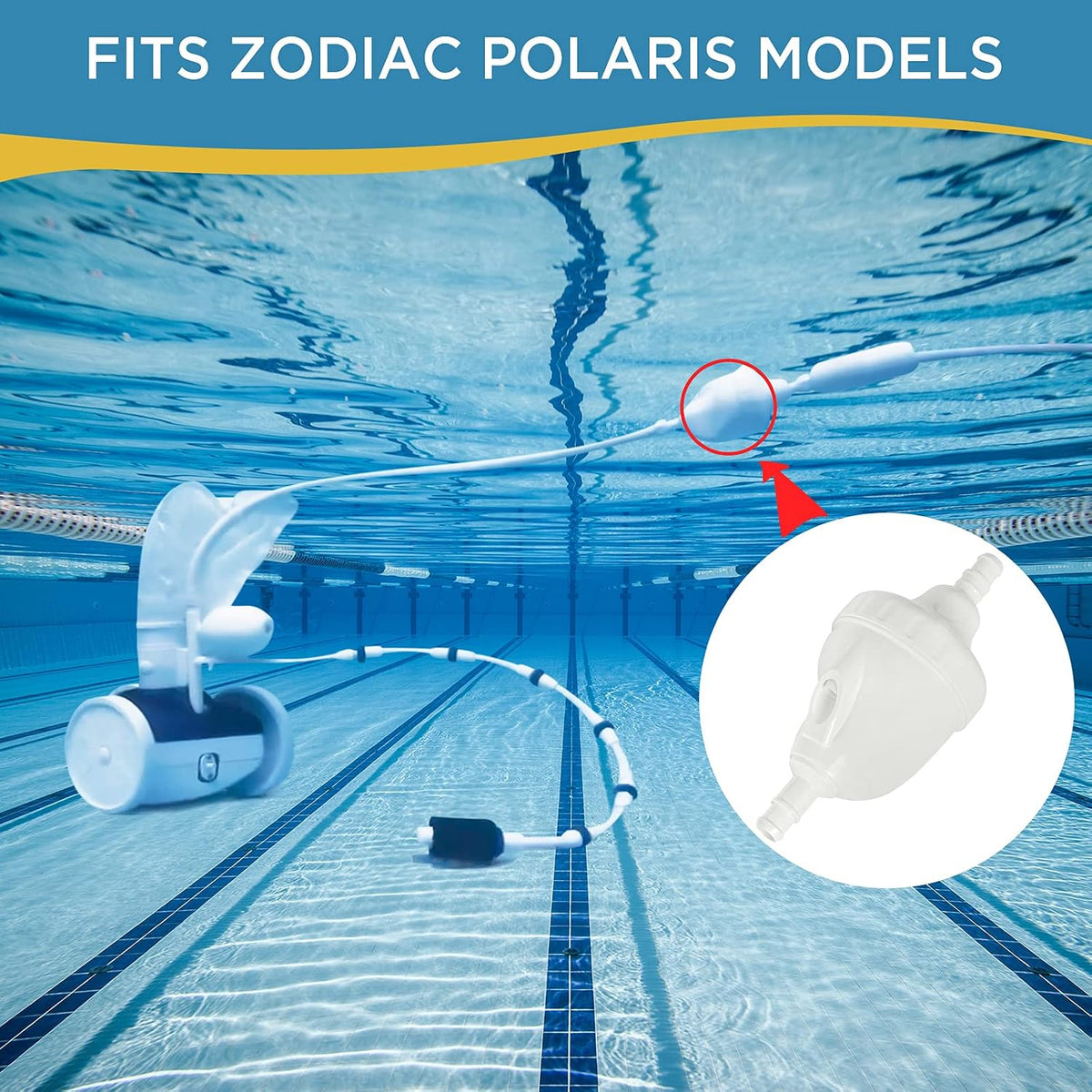 MAKHOON Upgraded G52 Backup Valve Replacement for Polaris Pool Cleaner Parts, Compatible with Polaris 180,280,380,480,3900 Pool Cleaner, The Valve Body has Been Reinforced，Longer Life Than Zodiac G52